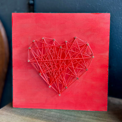 Heart String Art Workshop