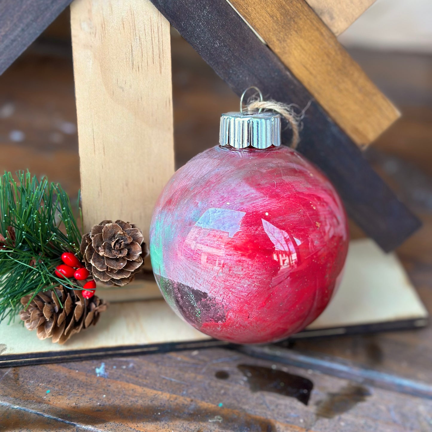 Fluid Art Ornaments Workshop