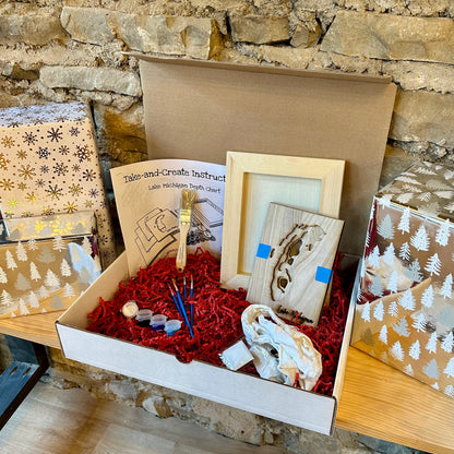 Take & Create Kit: Lake Michigan Depth Chart