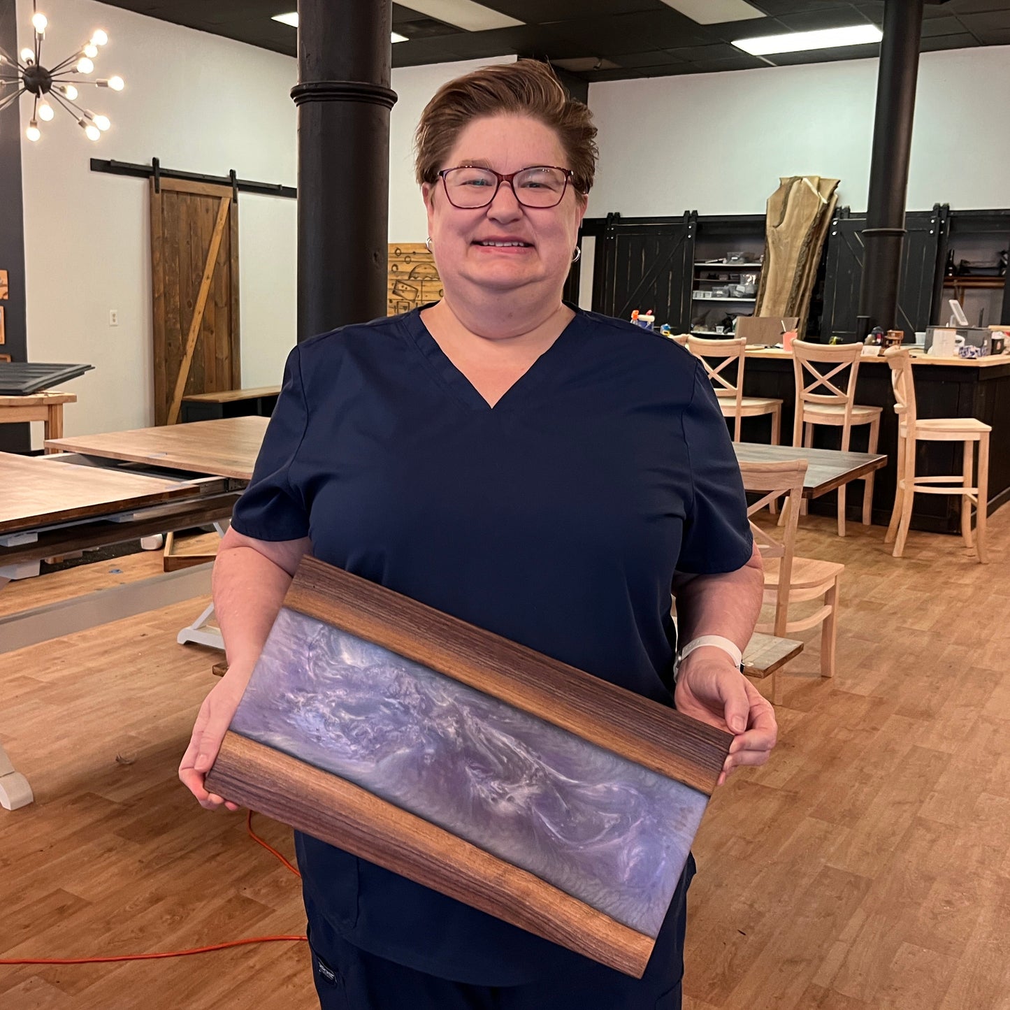 Epoxy River Serving Tray Workshop