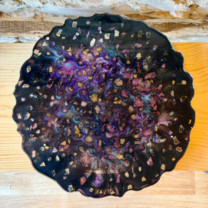 Epoxy Geode Pedestal Table Workshop