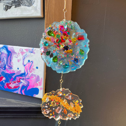 Epoxy Geode Suncatcher Workshop