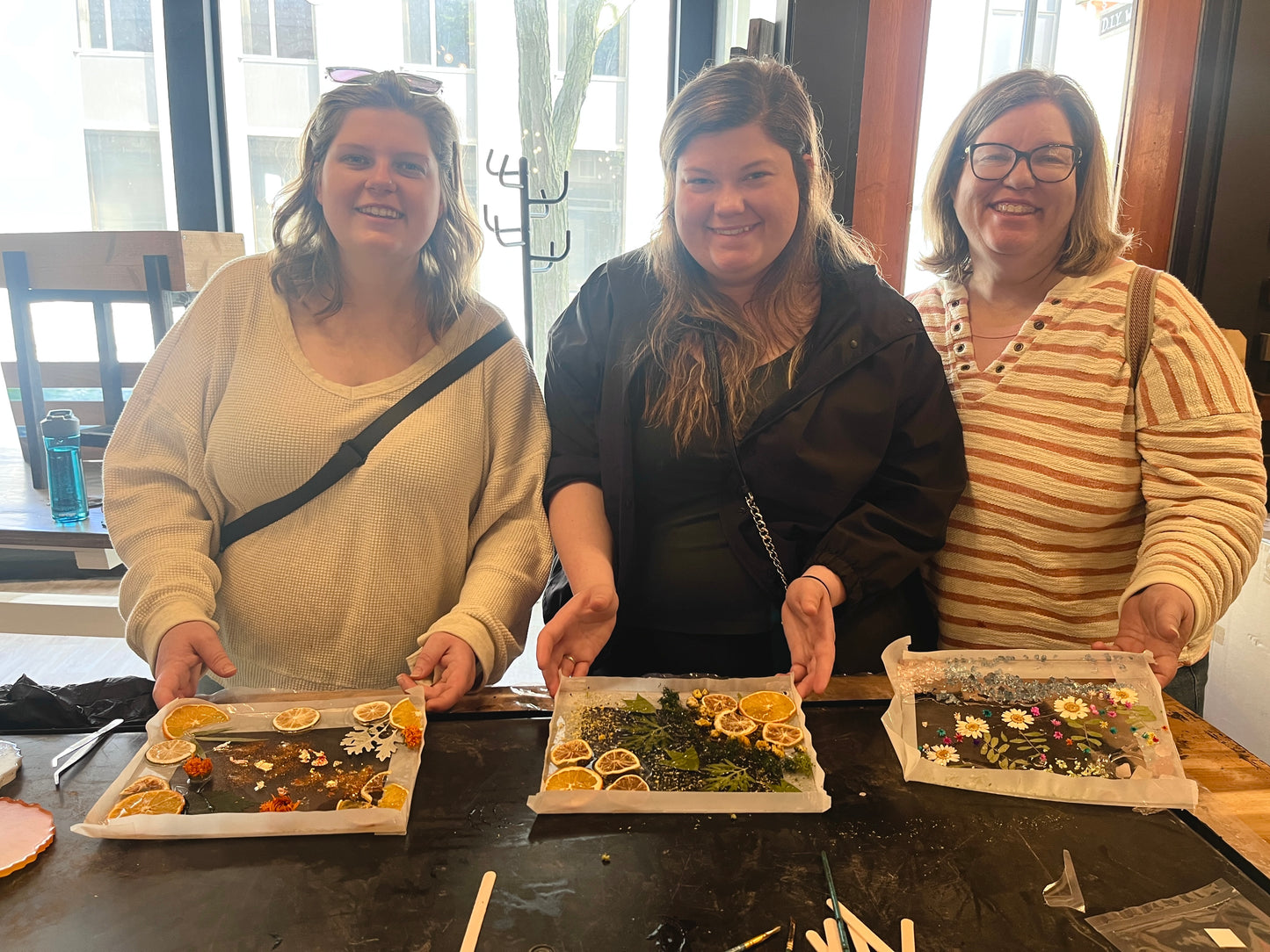 Epoxy Floral Suncatcher Workshop