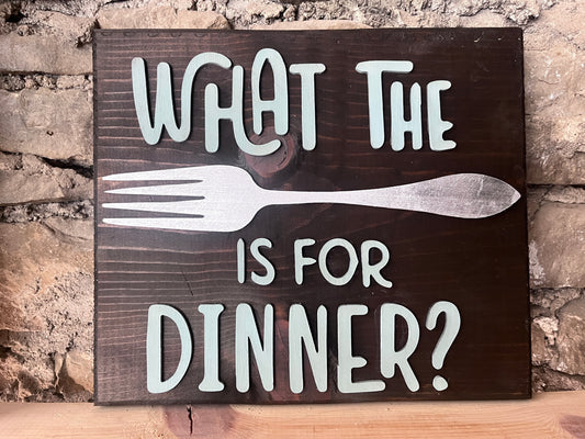 Sign Painting Workshop: What the Fork is for Dinner?