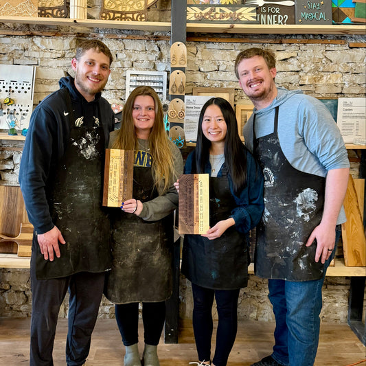 Cribbage Board Workshop: Glue-Up Style