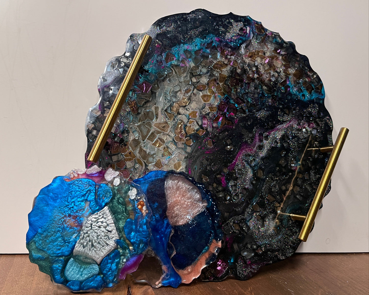 Epoxy Geode Serving Tray Workshop