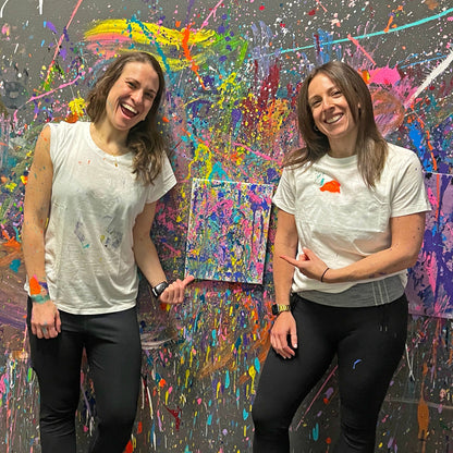 Groupon Splatter Painting Party