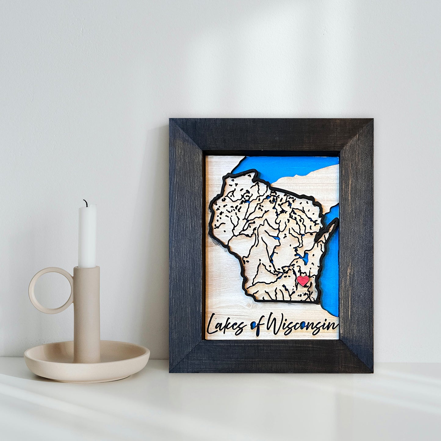 Take & Create Kit: Lakes of Wisconsin Map