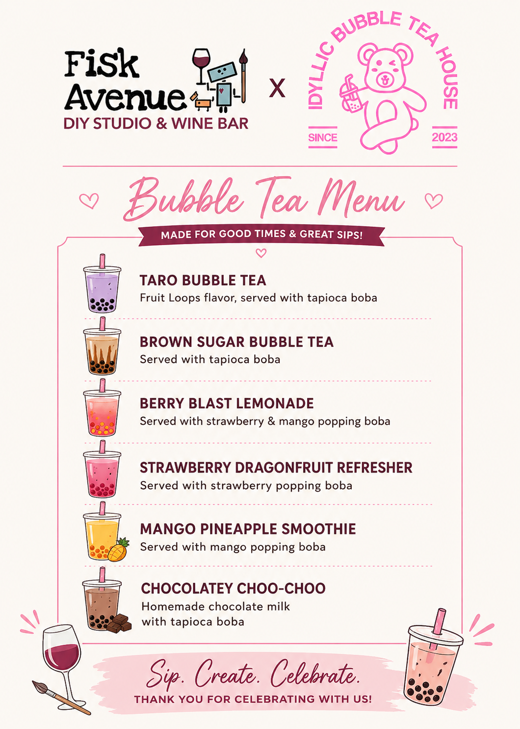 Private Workshop: Bubble Tea Birthday