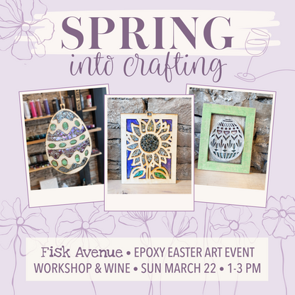 Spring Into Crafting: Epoxy Easter Art