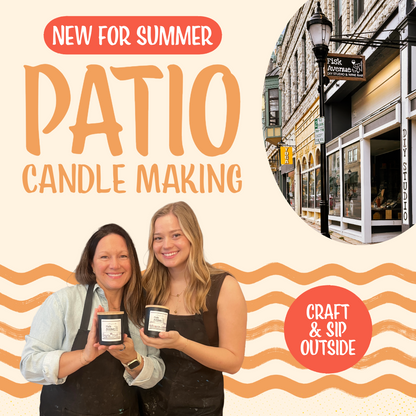 Patio Candle Making Workshop