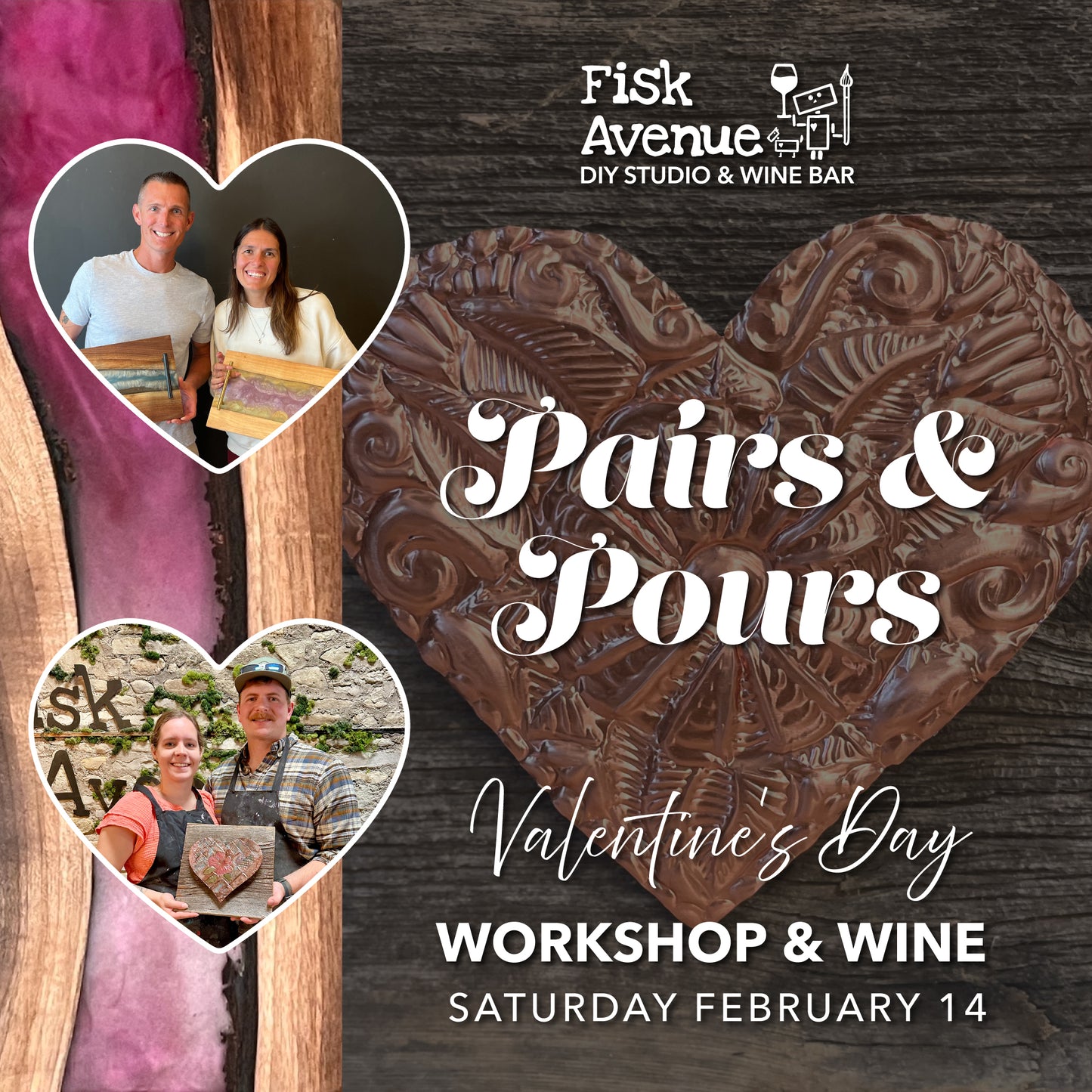 Valentine's Day Pairs & Pours Event