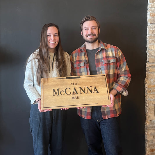 Custom Laser Cut Bar Sign