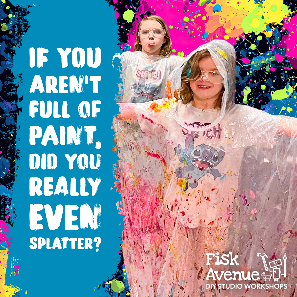 School's Out Splatter Studio: Kids Painting & Pizza