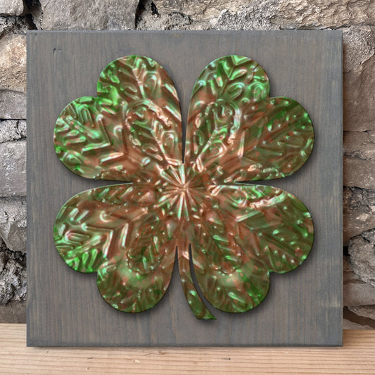 Copper Embossing Clover Workshop