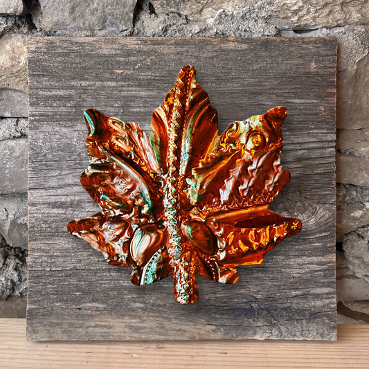 Copper Embossing Fall Leaf Workshop