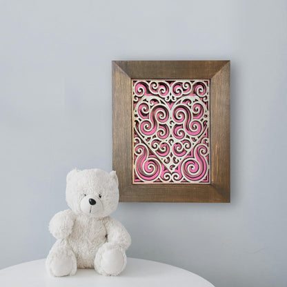 Take & Create Kit: Wooden Heart Mandala