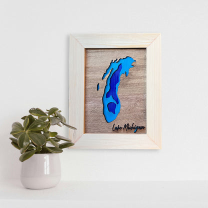 Take & Create Kit: Lake Michigan Depth Chart