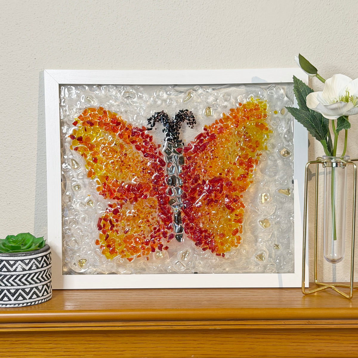Butterfly Resin Glass Art Kit