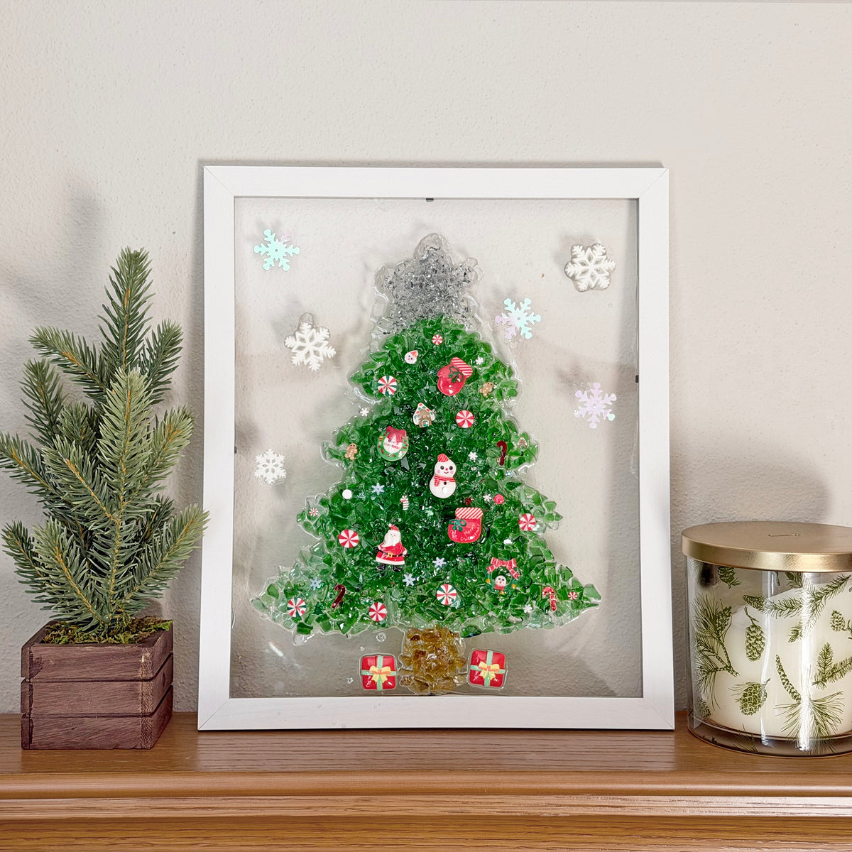 Christmas Tree Resin Glass Art Workshop