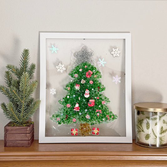 Christmas Tree Resin Glass Art Kit