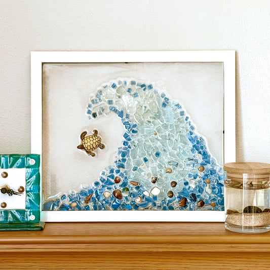 Ocean Wave Glass Art Kit