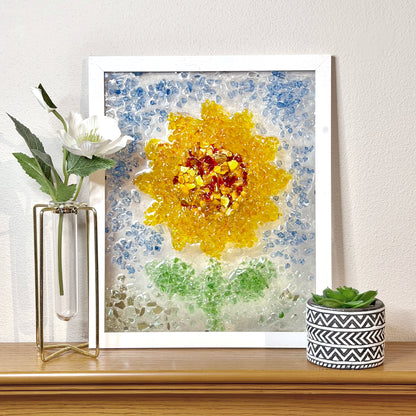 Sunflower Resin Glass Art Kit