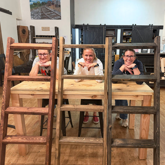 DIY Blanket Ladder Workshop