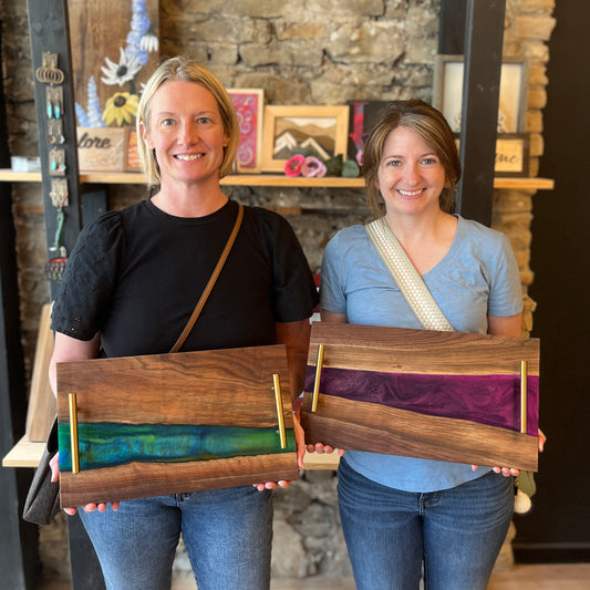 Epoxy River Serving Tray Workshop