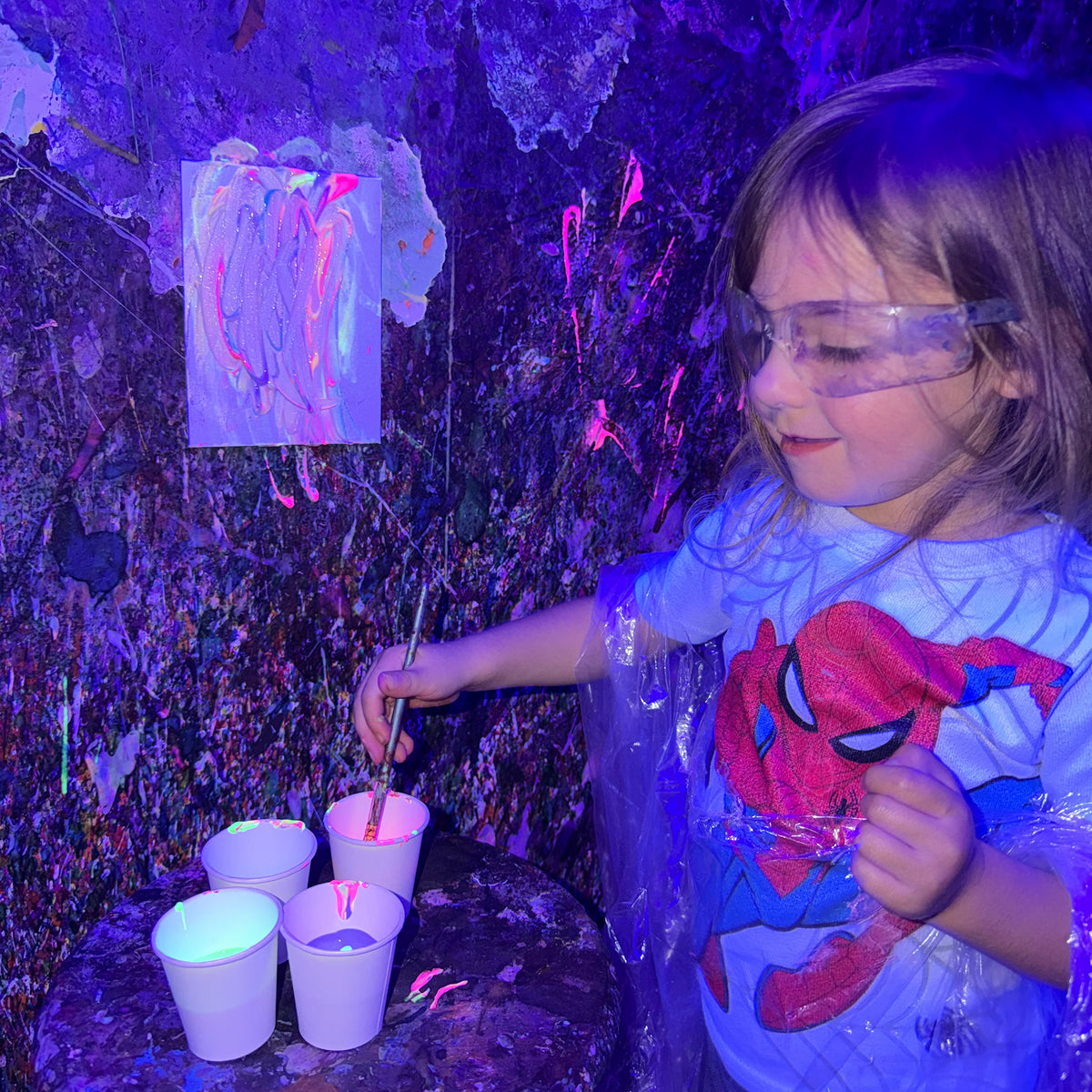 Glow Splatter Zone!