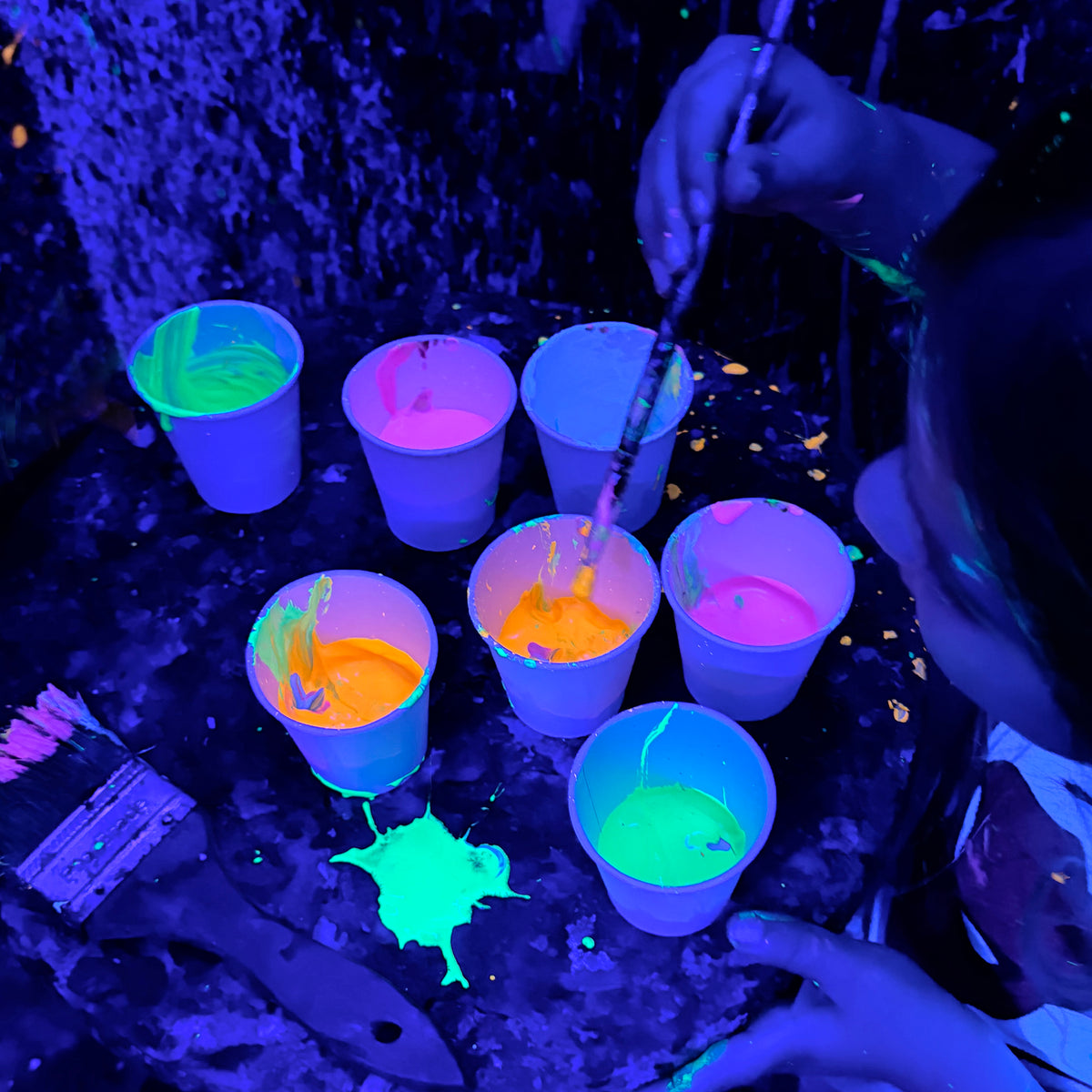Glow Splatter Zone!