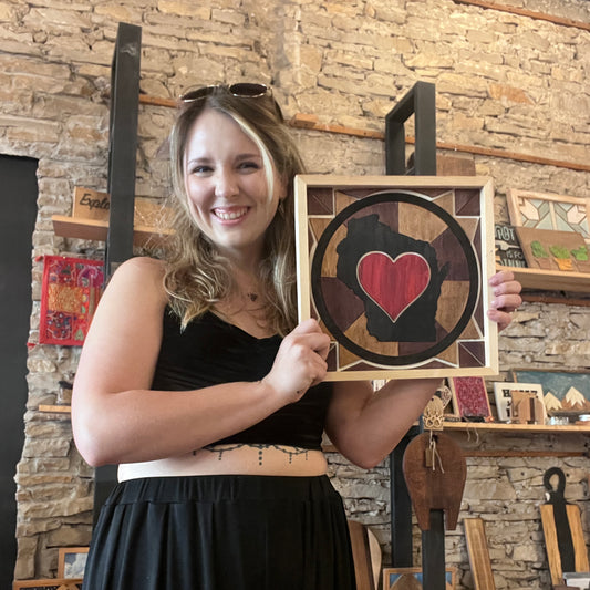 Wisconsin Barn Quilt Wood Art Workshop