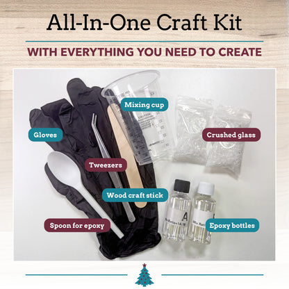 Coastal Tree Resin Glass Art Kit