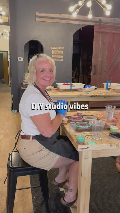Epoxy Floral Coasters Workshop