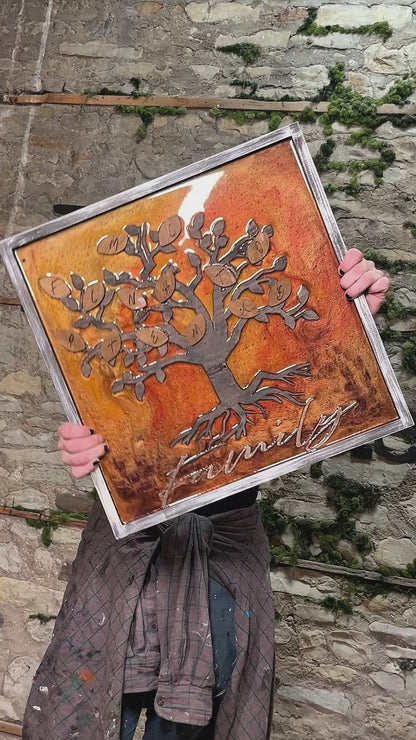 Epoxy Family Tree Decor Workshop