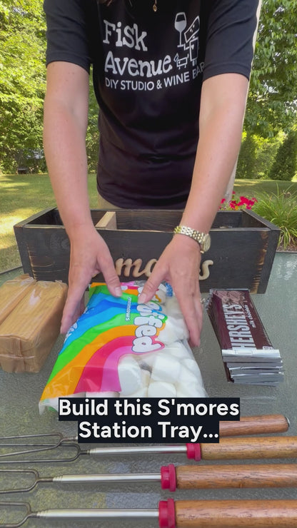 Stars & S'mores: Summer Tray Making