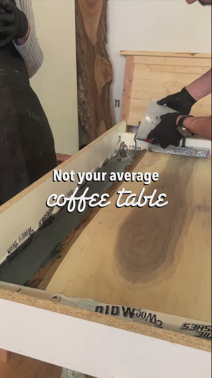 Epoxy River Cribbage Coffee Table Workshop