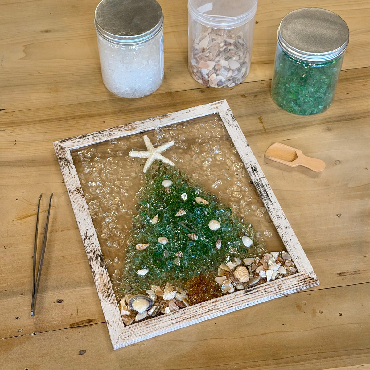 Coastal Tree Resin Glass Art Workshop