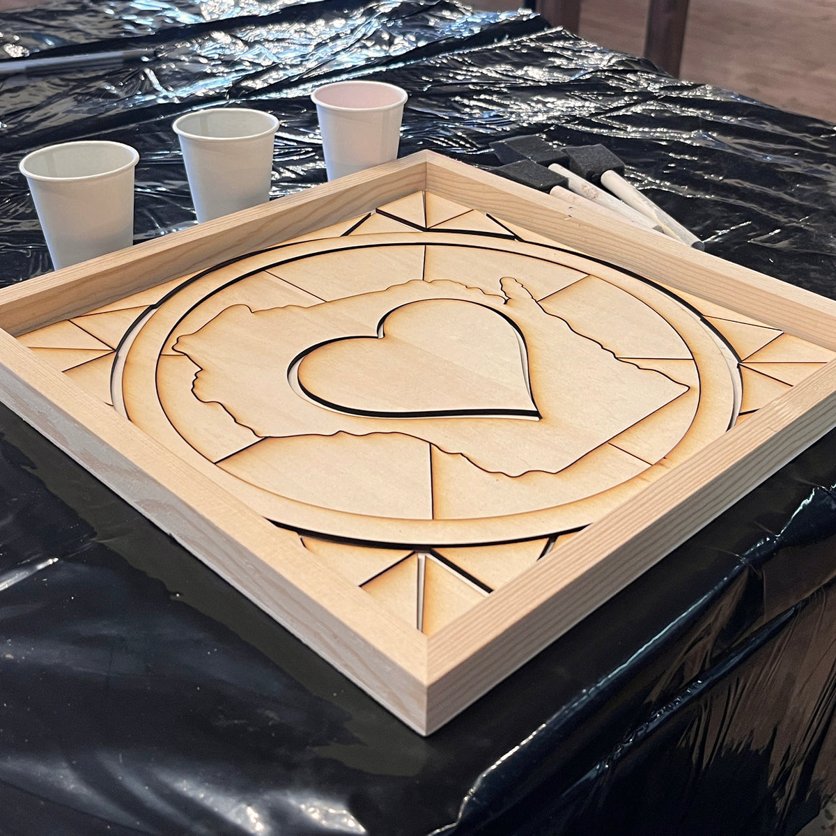 Wisconsin Barn Quilt Wood Art Workshop
