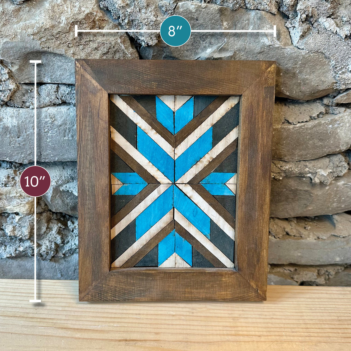 Boho Mosaic Wood Art Kit