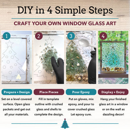 Coastal Tree Resin Glass Art Kit