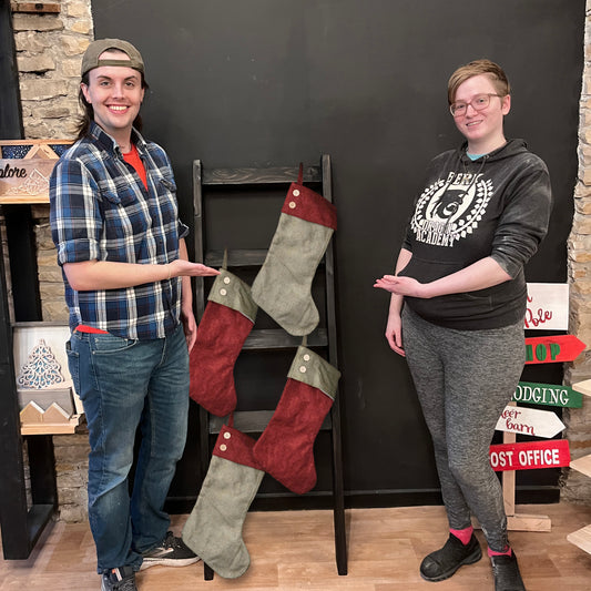 Christmas Stocking Ladder Workshop