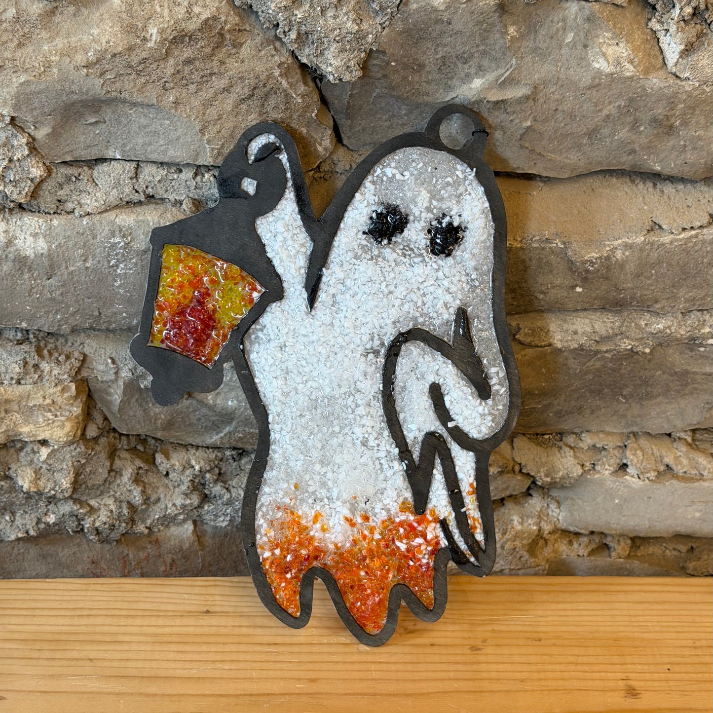Halloween Crushed Glass Suncatcher Workshop