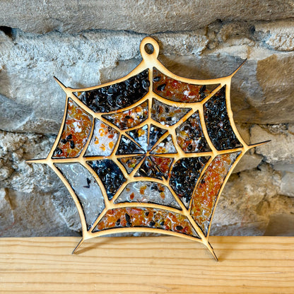 Halloween Crushed Glass Suncatcher Workshop