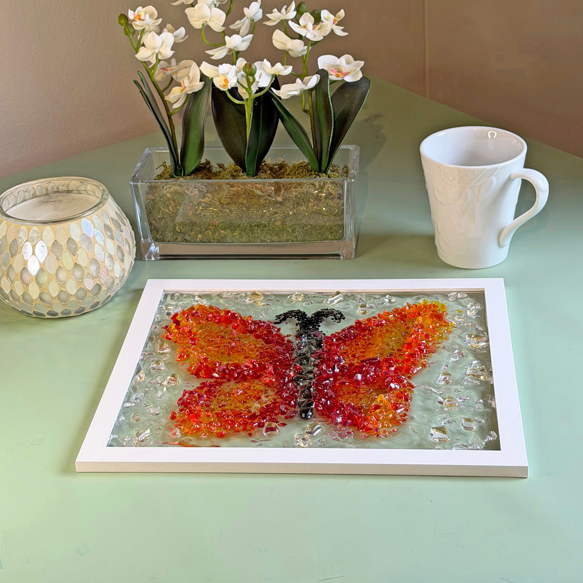 Butterfly Resin Glass Art Kit