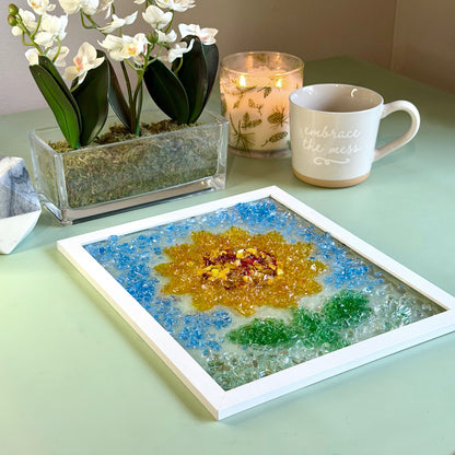 Sunflower Resin Glass Art Kit