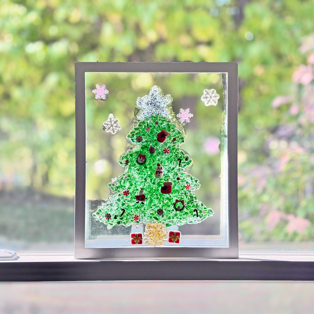 Christmas Tree Resin Glass Art Workshop