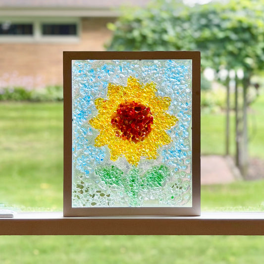 Sunflower Resin Glass Art Workshop