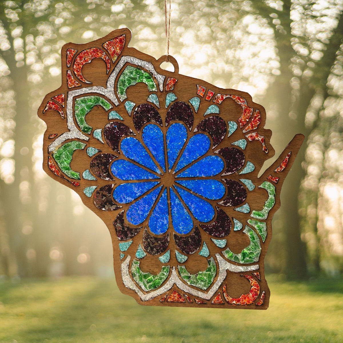 Wisconsin Crushed Glass Suncatcher Workshop
