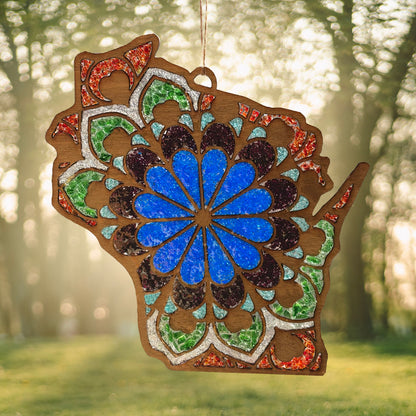 Wisconsin Crushed Glass Suncatcher Workshop